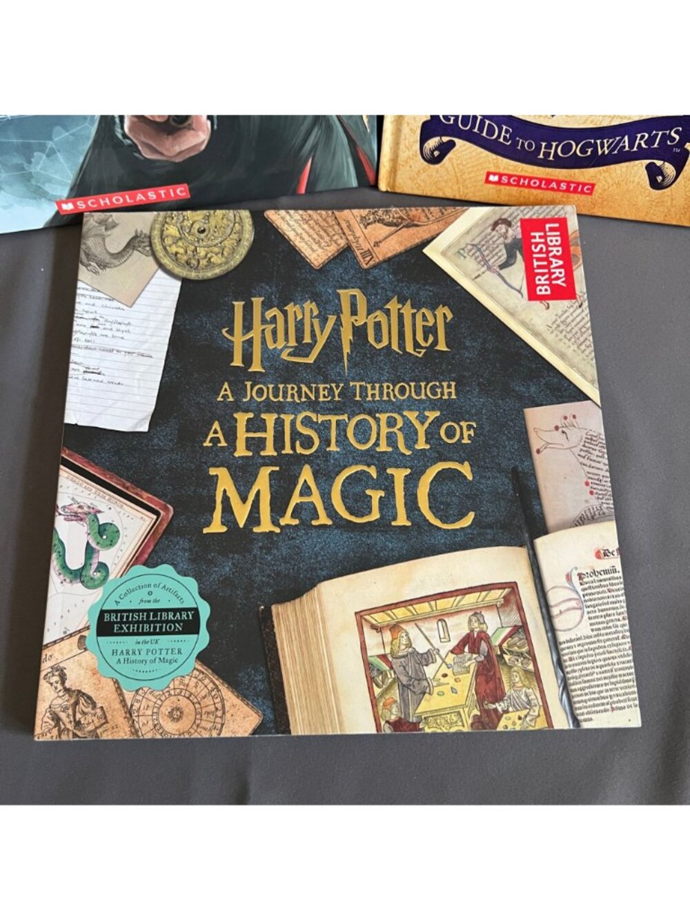 Harry Potter Scholastic 3-Book Set: Wand Chooses Wizard Marauders Map History Of - Picture 4 of 5